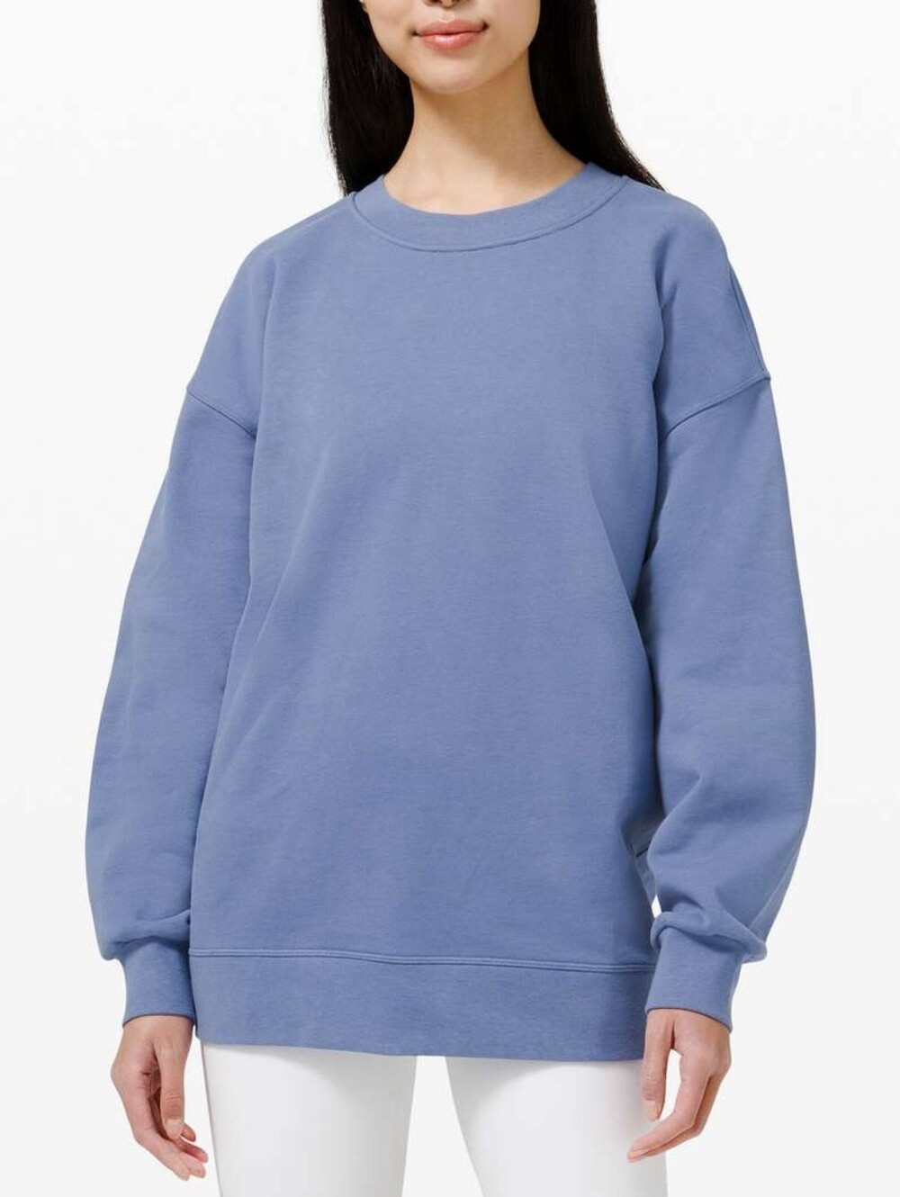 Lululemon Size S Perfectly Oversized In Dew Drop Light Blue Crewneck Sweatshirt